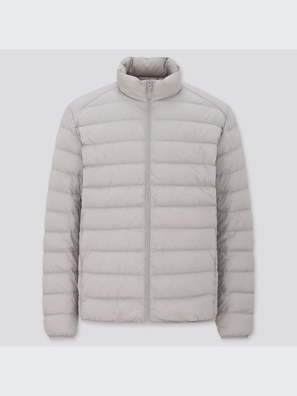 UNIQLO Men’s Ultra Light Down Jacket Light Gray Puffer Size M NWOT